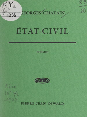 cover image of État-civil